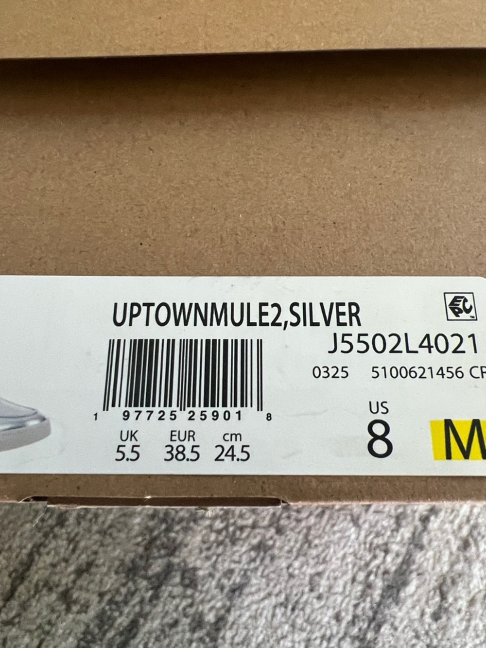 Vionic Silver Metallic Slip-On Mule - Picture 10 of 10